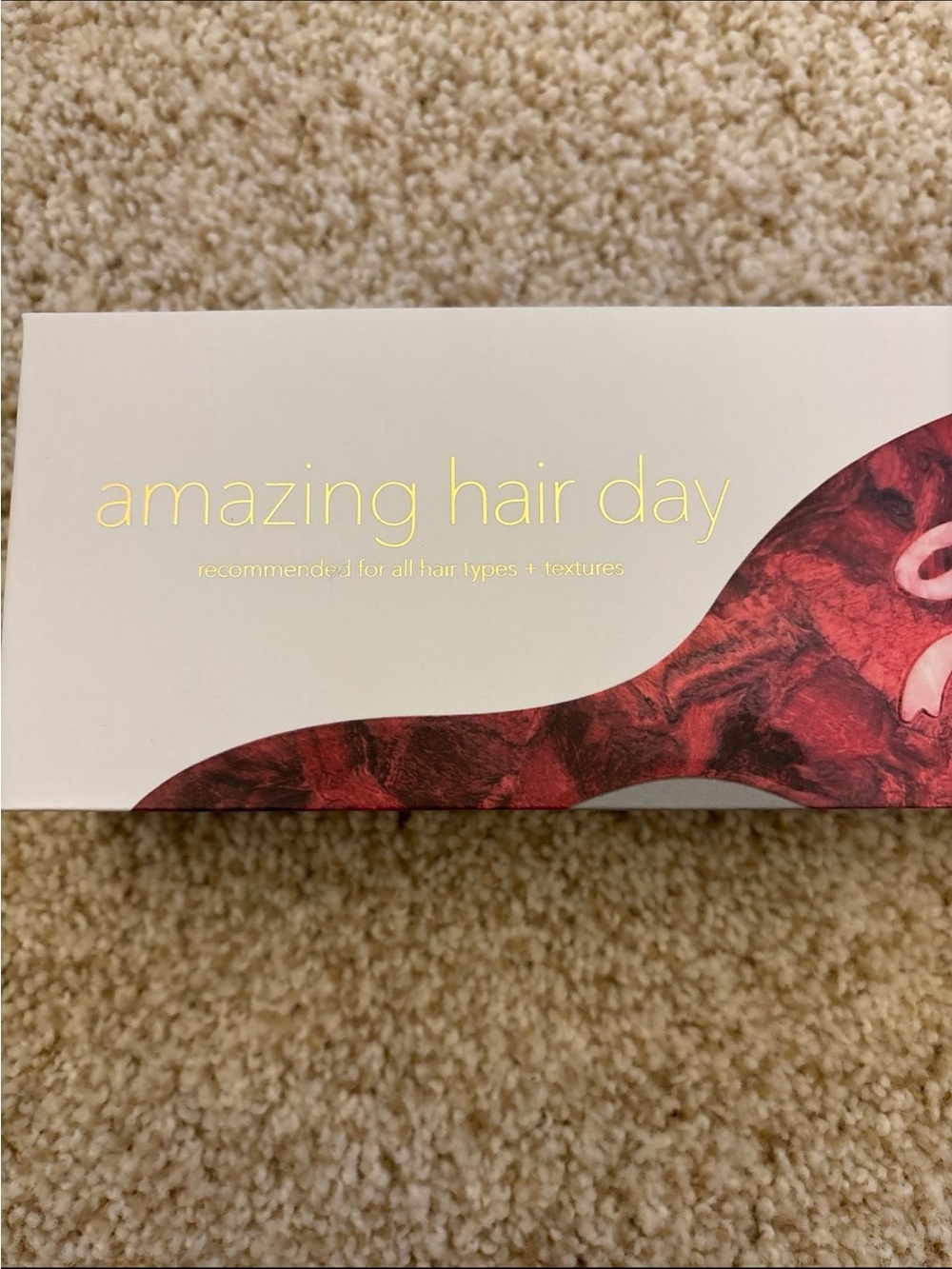 Eclipse Amazing Hair Day Kit - White & Red Marble Accent